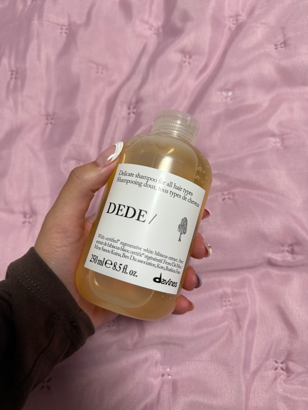 Customer photo review of DEDE Shampoo