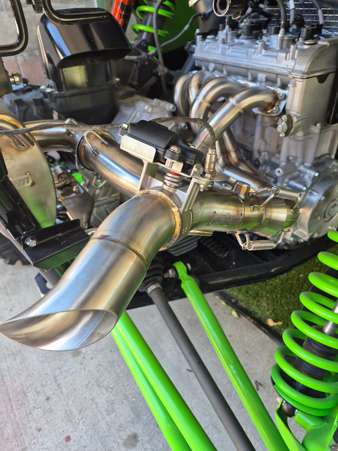 Customer photo review of RPM SxS Kawasaki Teryx H2 2.5" Full Exhaust System with Chambered Muffler + Optional E-Valve