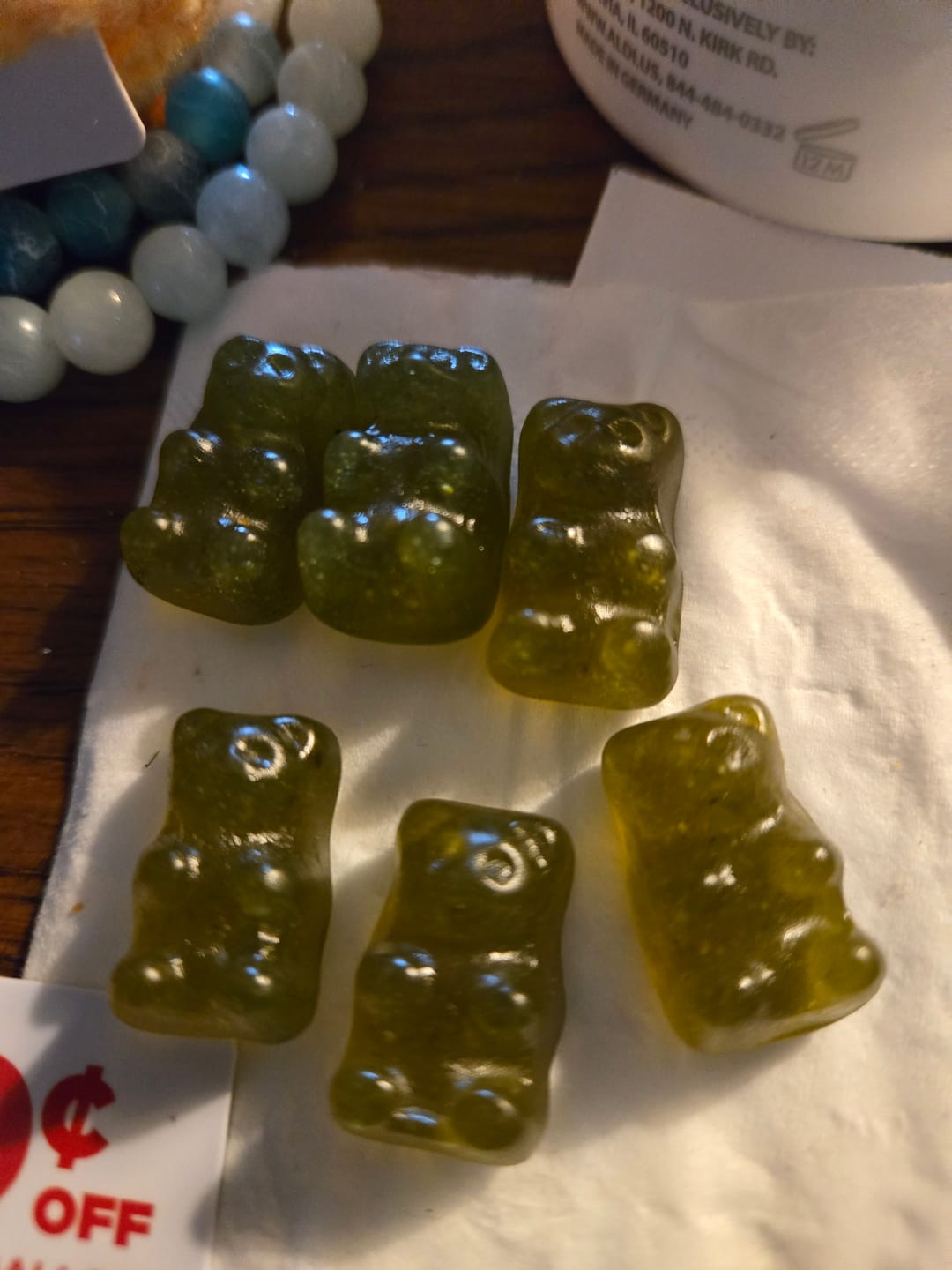 Customer photo review of Optimal Human - Superfood Greens Gummies