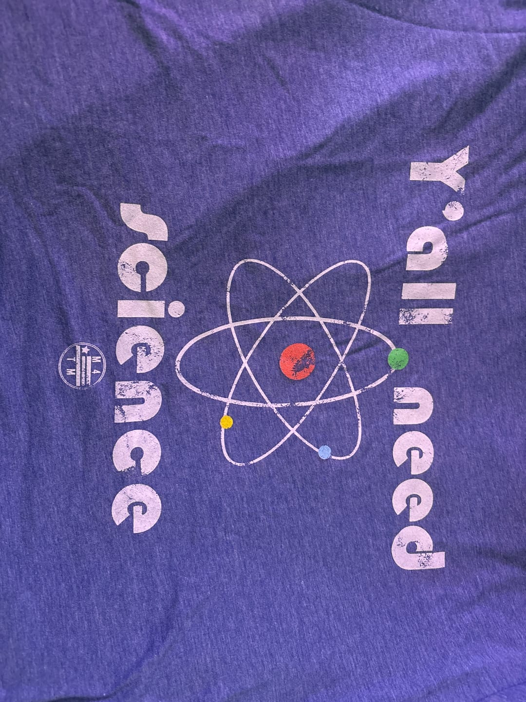 Customer photo review of Y'all Need Science Super Soft Triblend T-Shirt