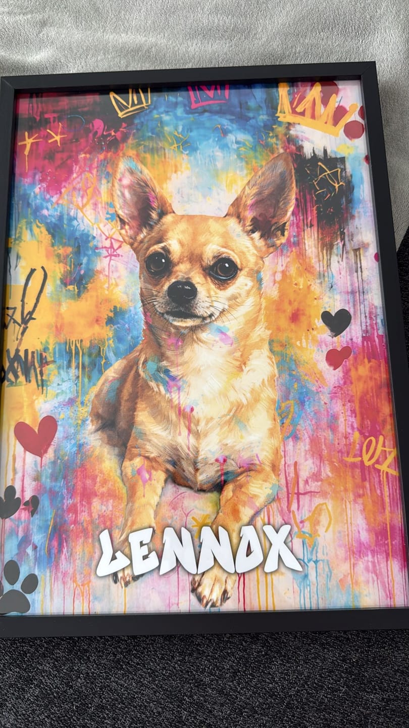 Customer photo review of Personalisiertes Poster - Graffiti