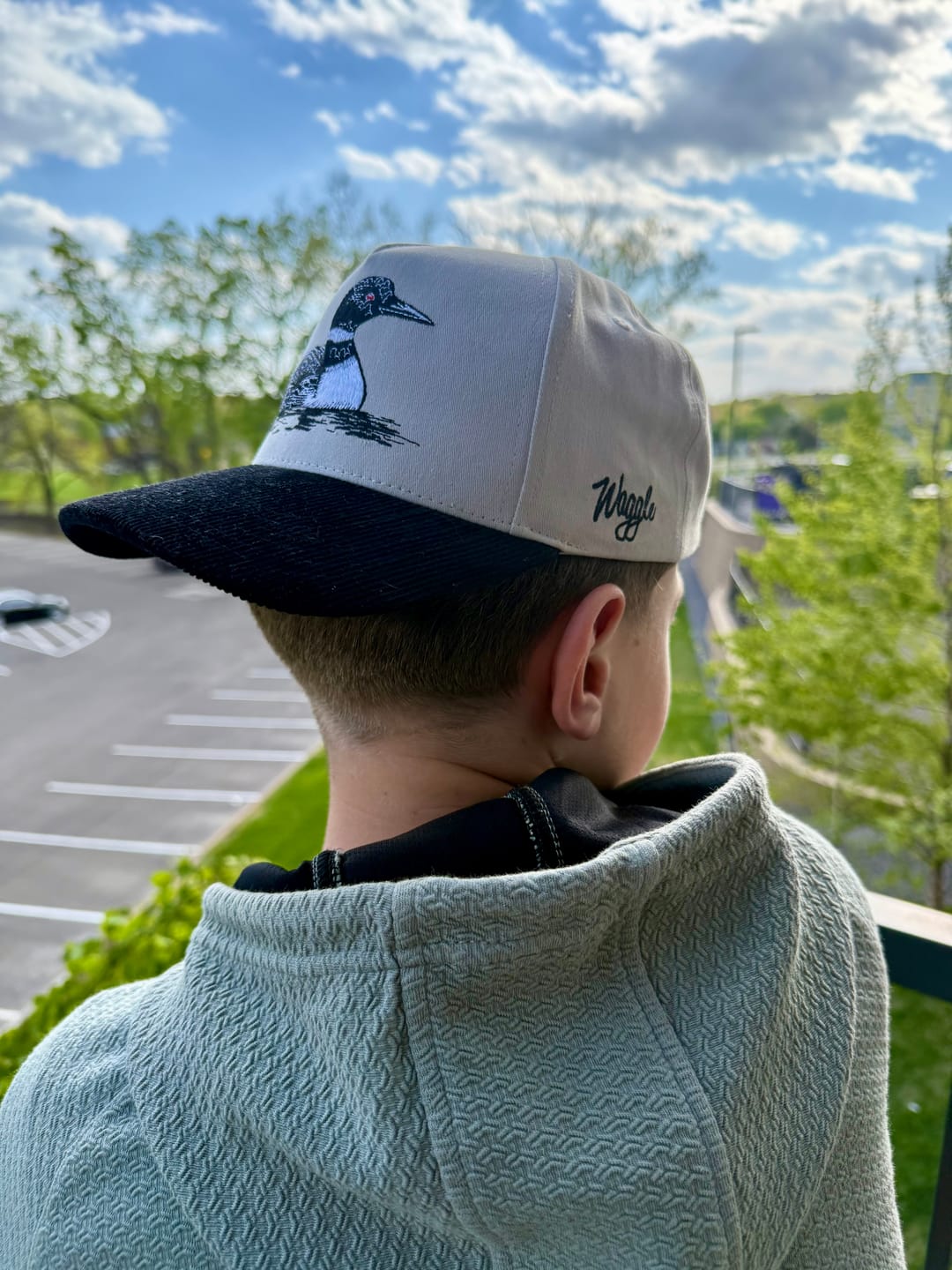 Customer photo review of Red Eye Corduroy Brim Hat