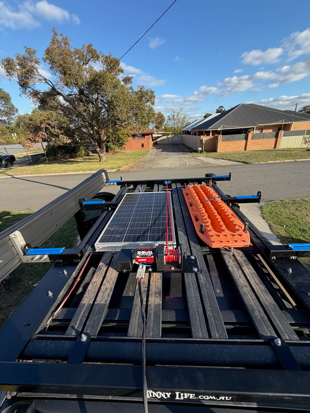 Customer photo review of X-BULL Electric Winch 12V Wireless 3000lbs/1360kg Synthetic Rope BOAT ATV 4WD