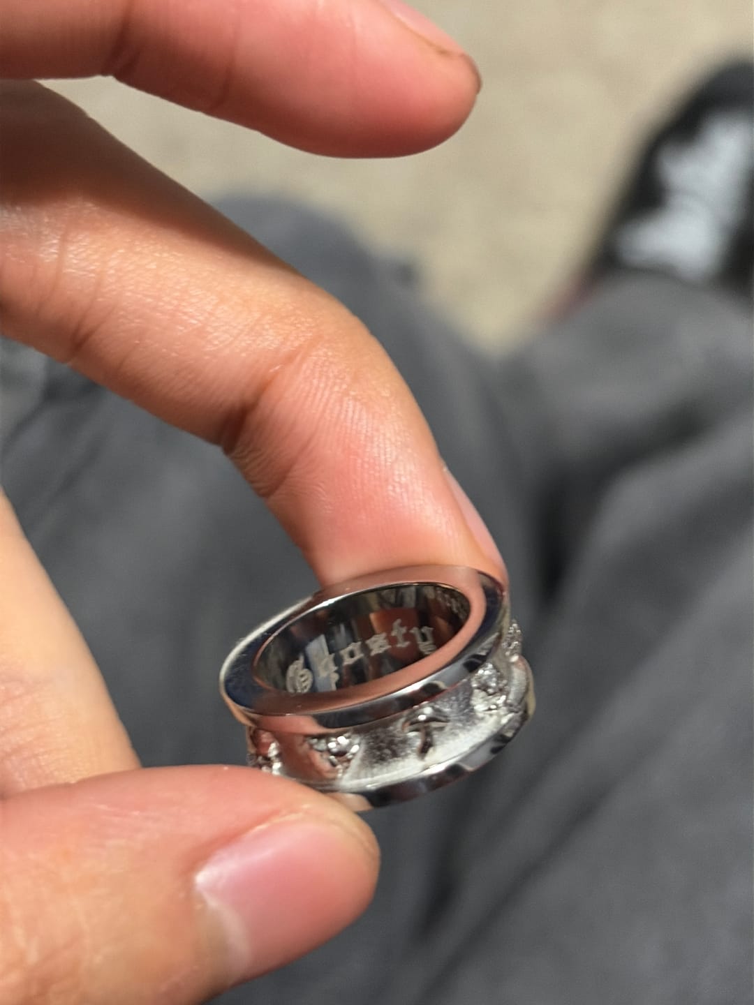 Customer photo review of PSYCHEDELIC LOVE RING