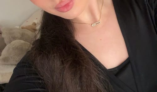 Customer photo review of Pave Soul Kette 18K Vergoldet