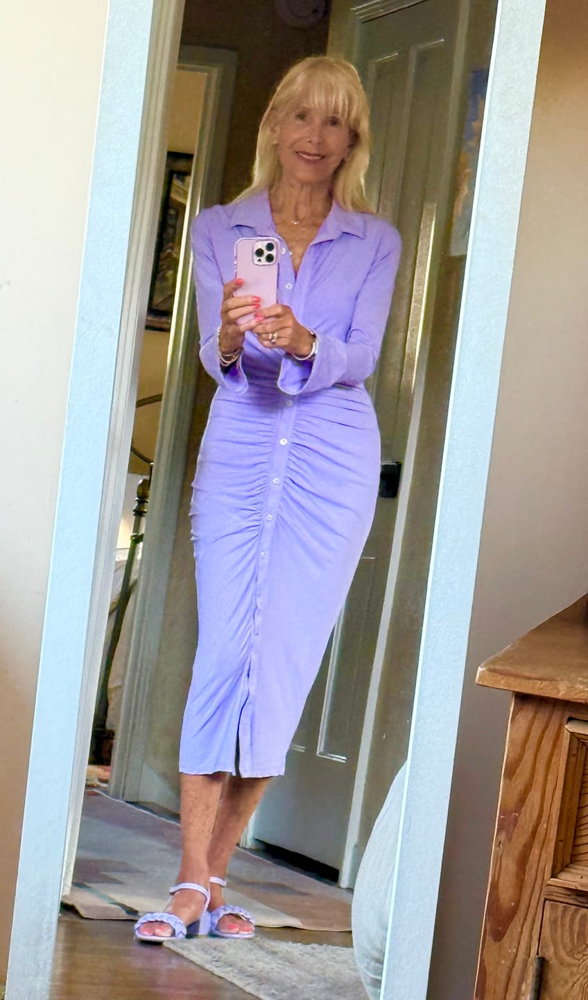 Customer photo review of Brigitte Brianna Bardot Dress