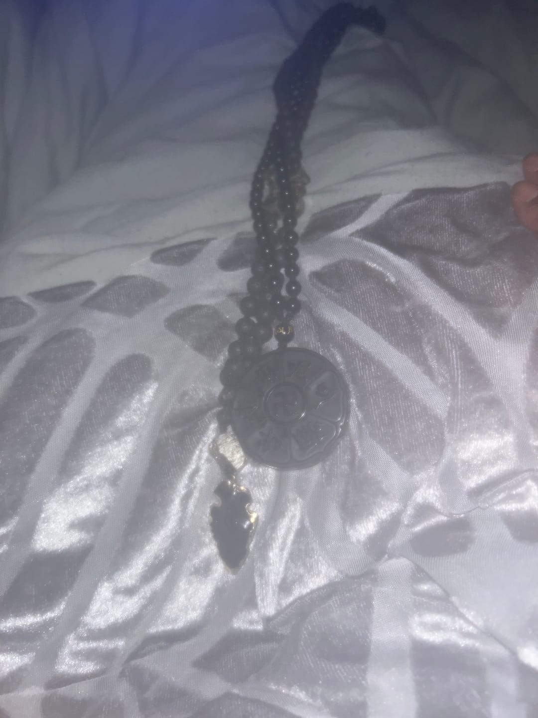 Customer photo review of Black Obsidian Necklace - Your Everyday Energy Guardian