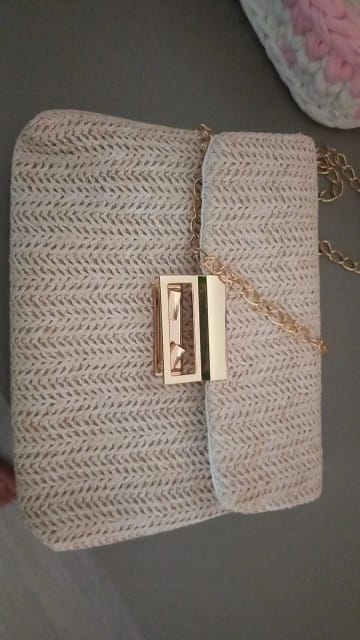 Customer photo review of Sac à Bandoulière Femme Tissé Main Style Old Money Élégant - Sac Manon