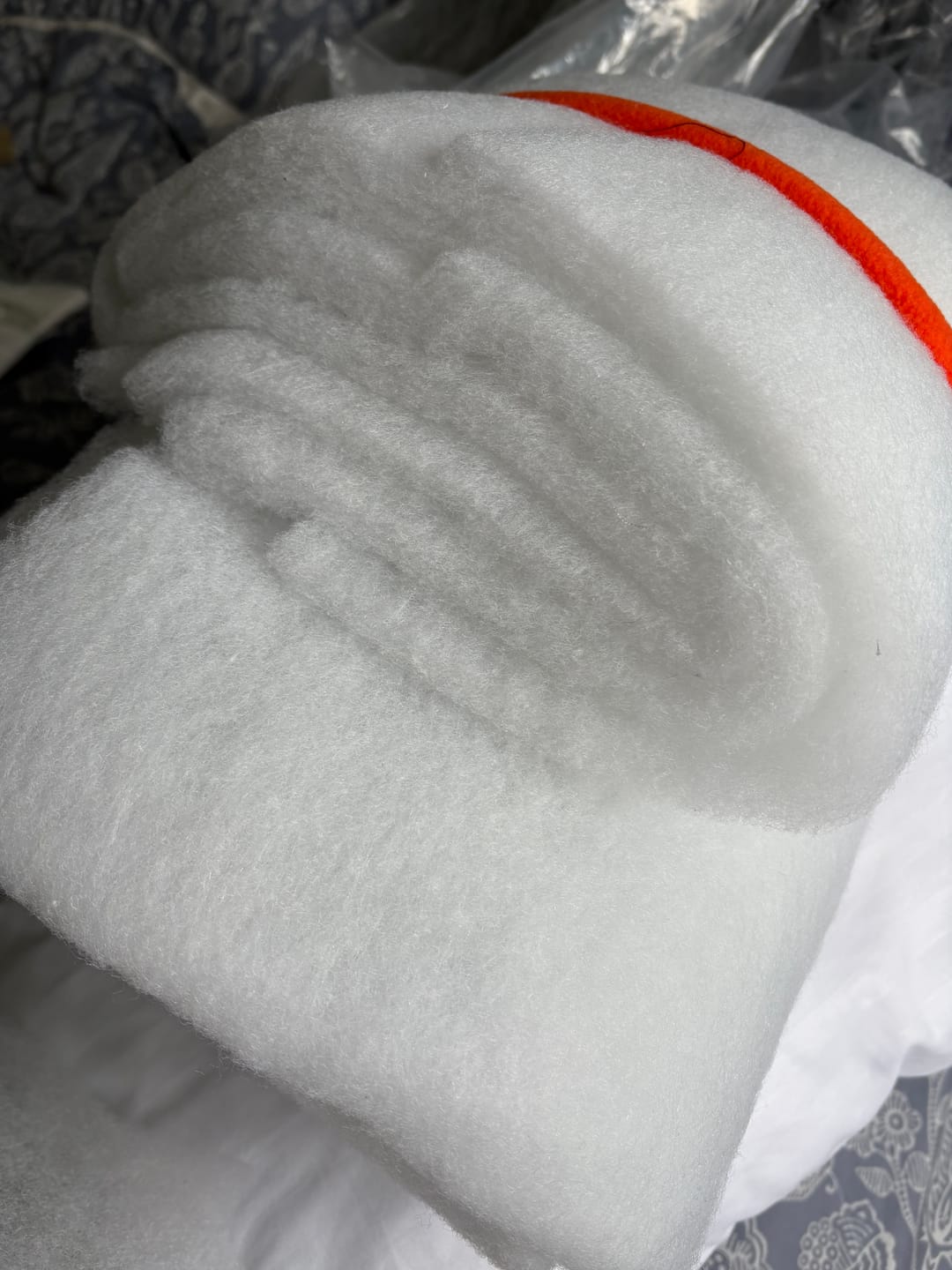 Customer photo review of 4oz Fire Retardant Wadding - 135cm wide