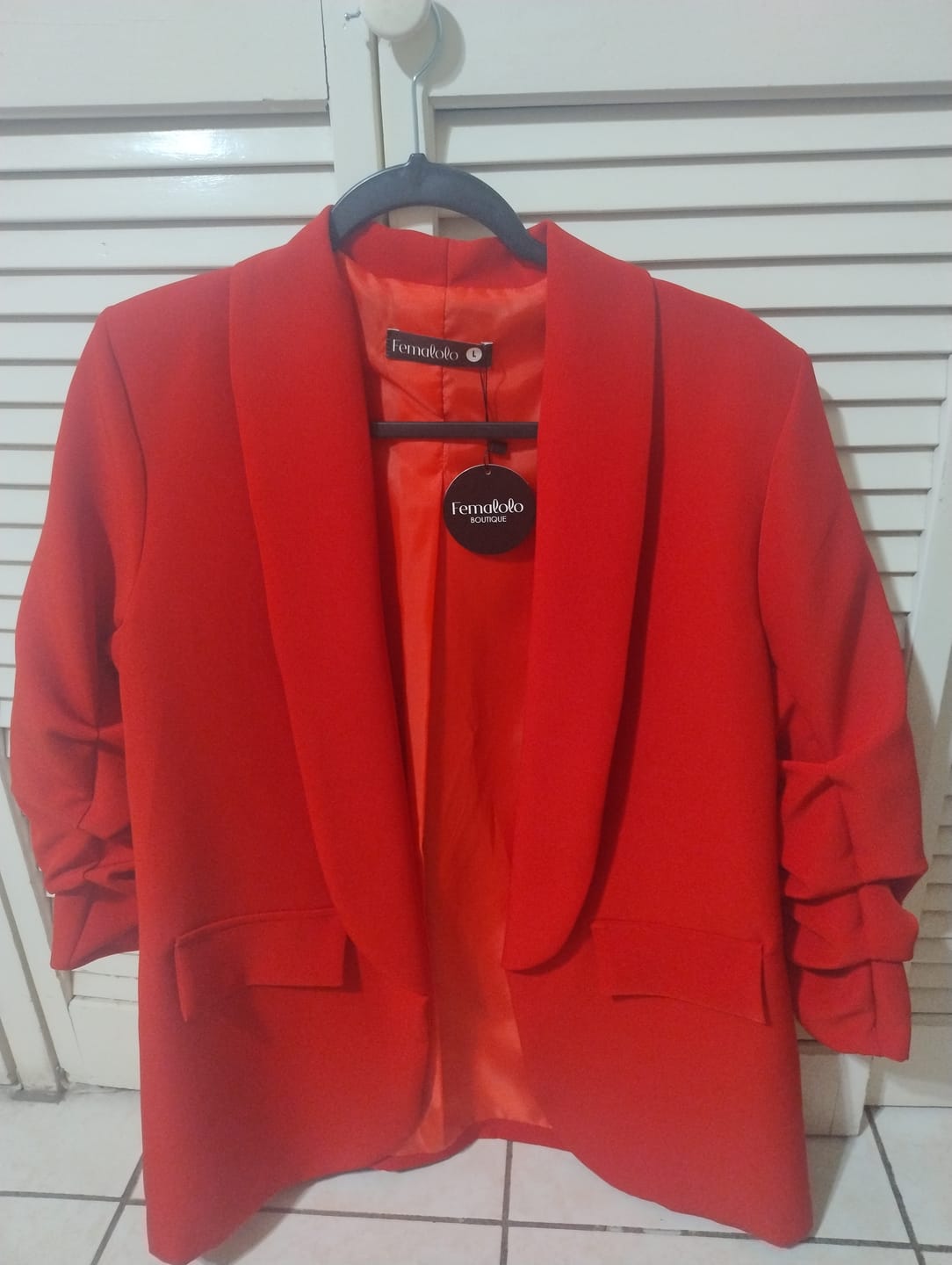 Customer photo review of Blazer Coddy Rojo