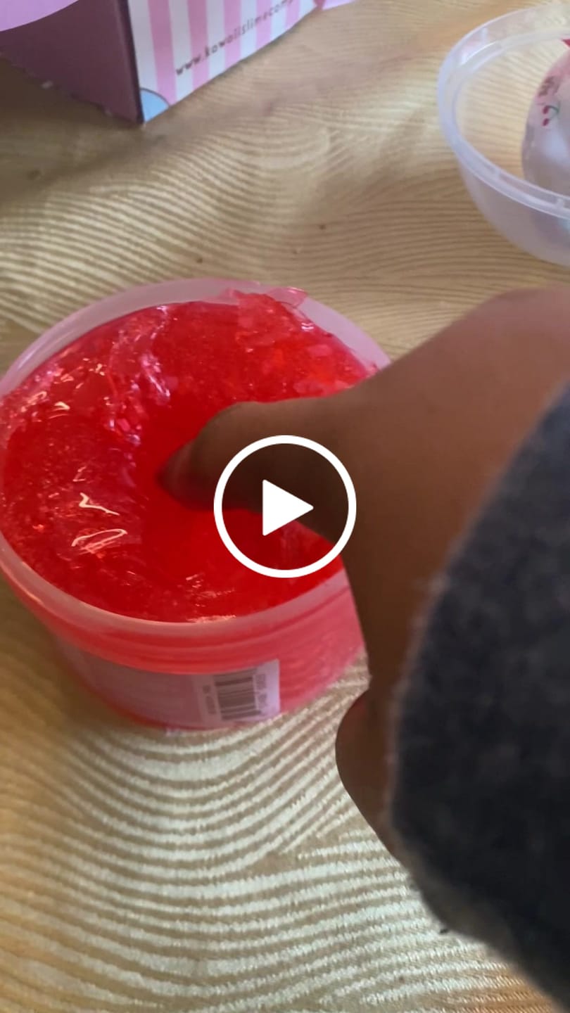 Customer video review of Bears Best Shirley Temple Float 2 Slimes In 1 Signature Dome™ Slime