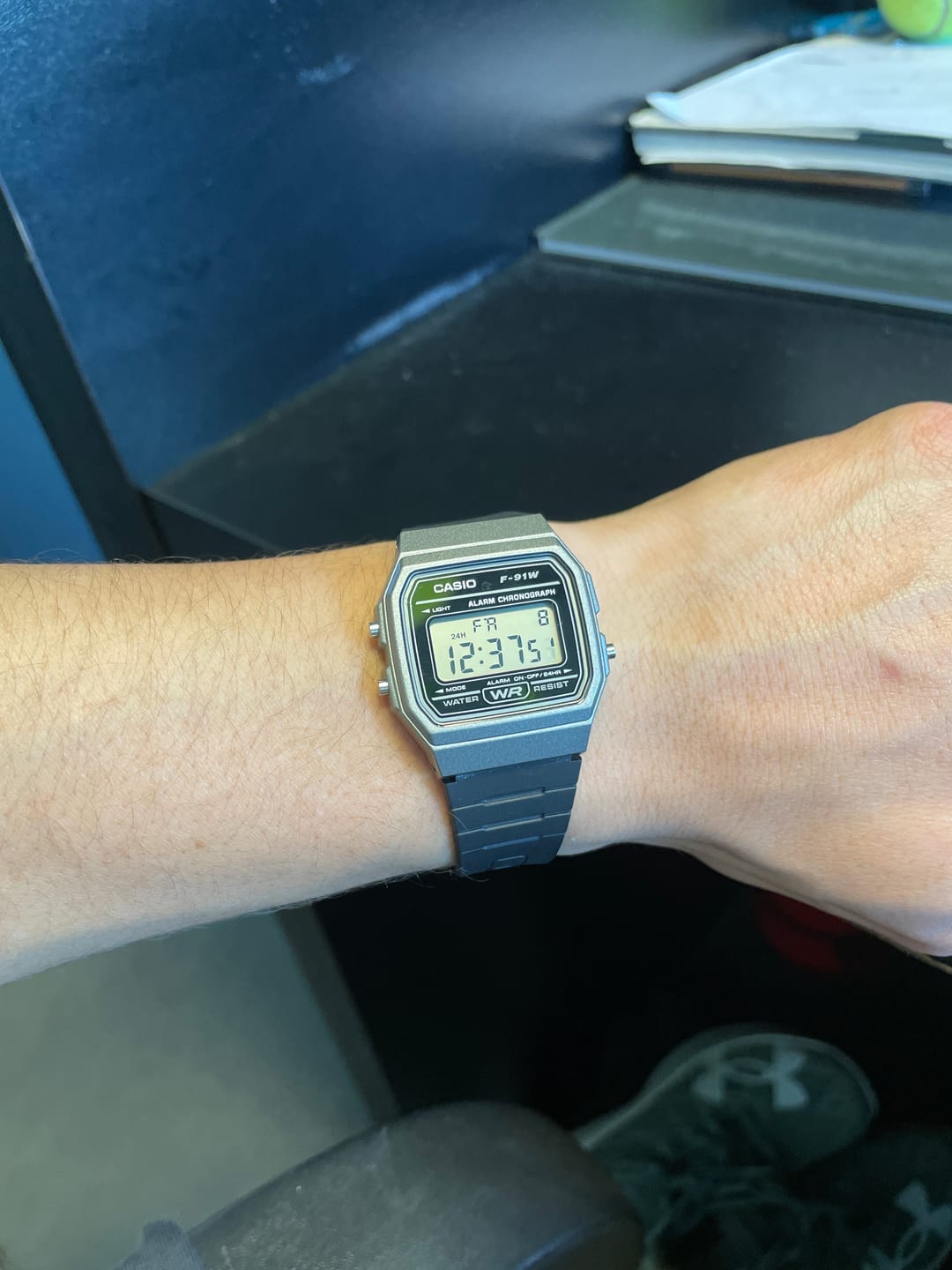 Customer photo review of Reloj Casio Vintage F-91WM-1BDF Gris/Negro