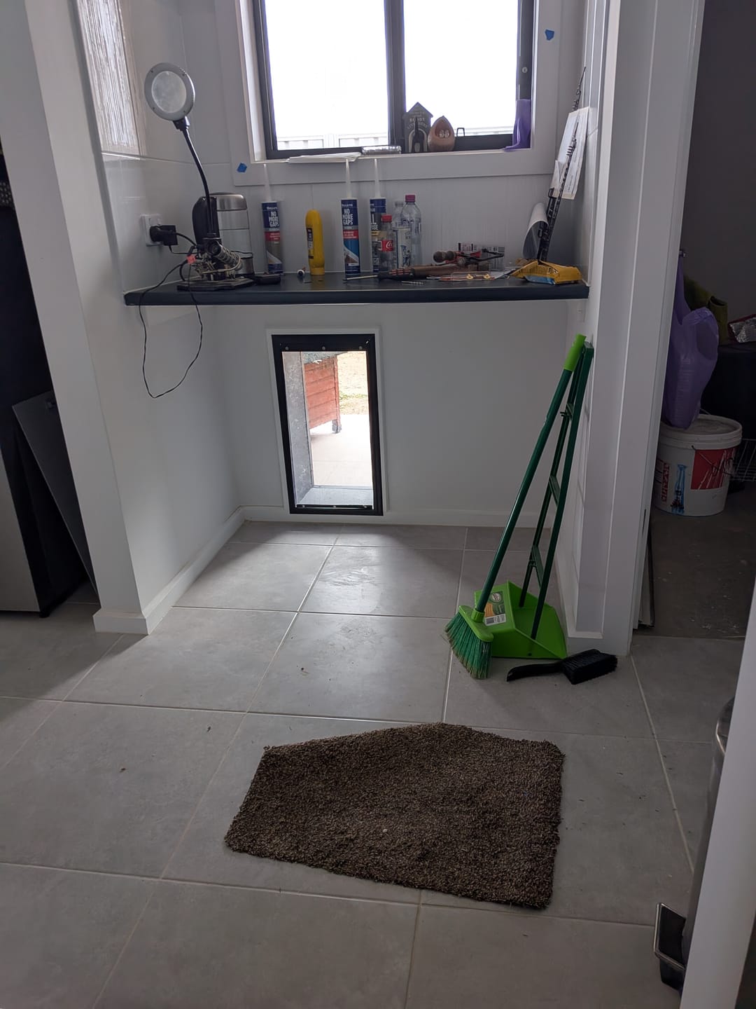 Customer photo review of Aluminium Pet Door