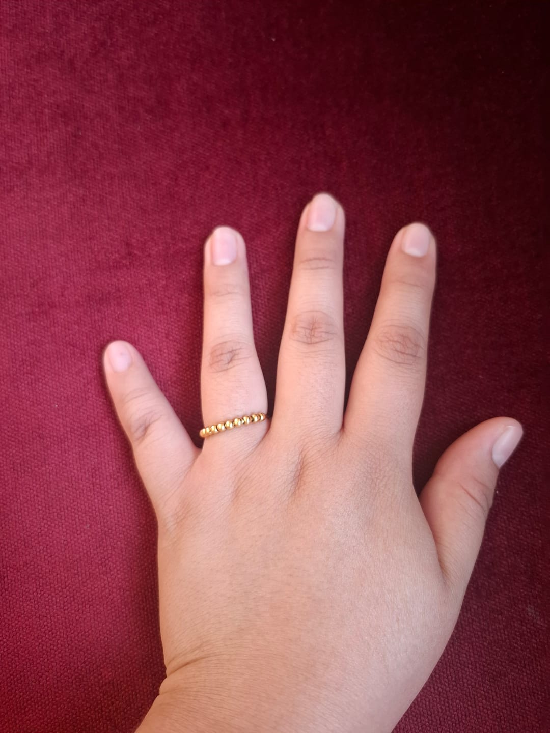 Customer photo review of Anillo Anti-Ansiedad