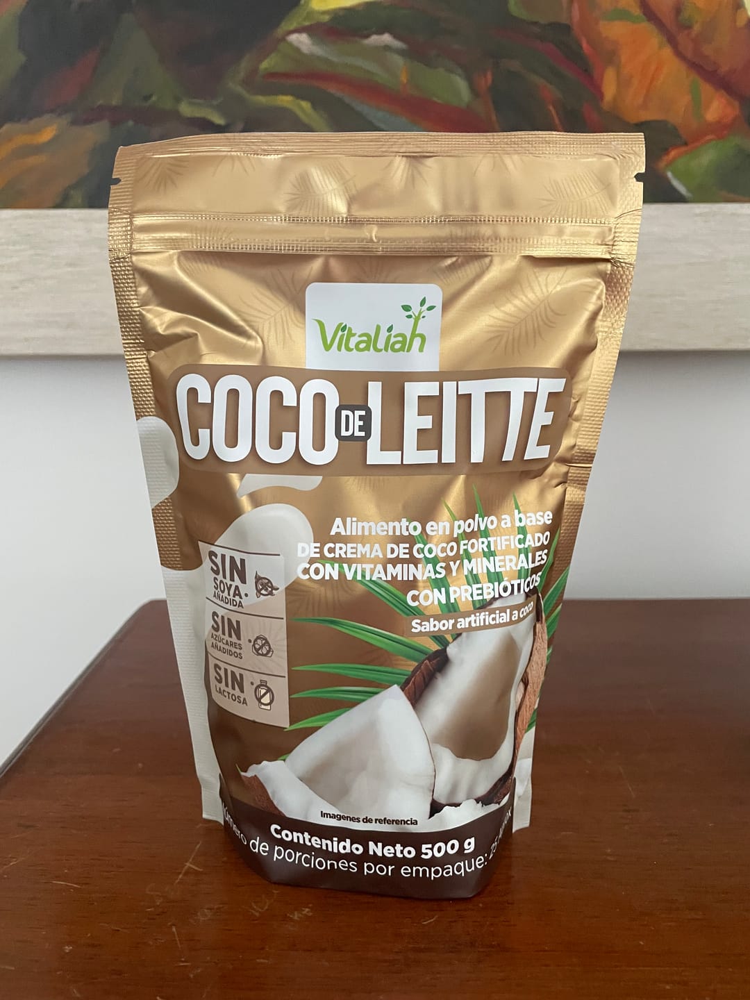 Customer photo review of Batido Coco de Leitte con Crema de Coco Doypack 500 g