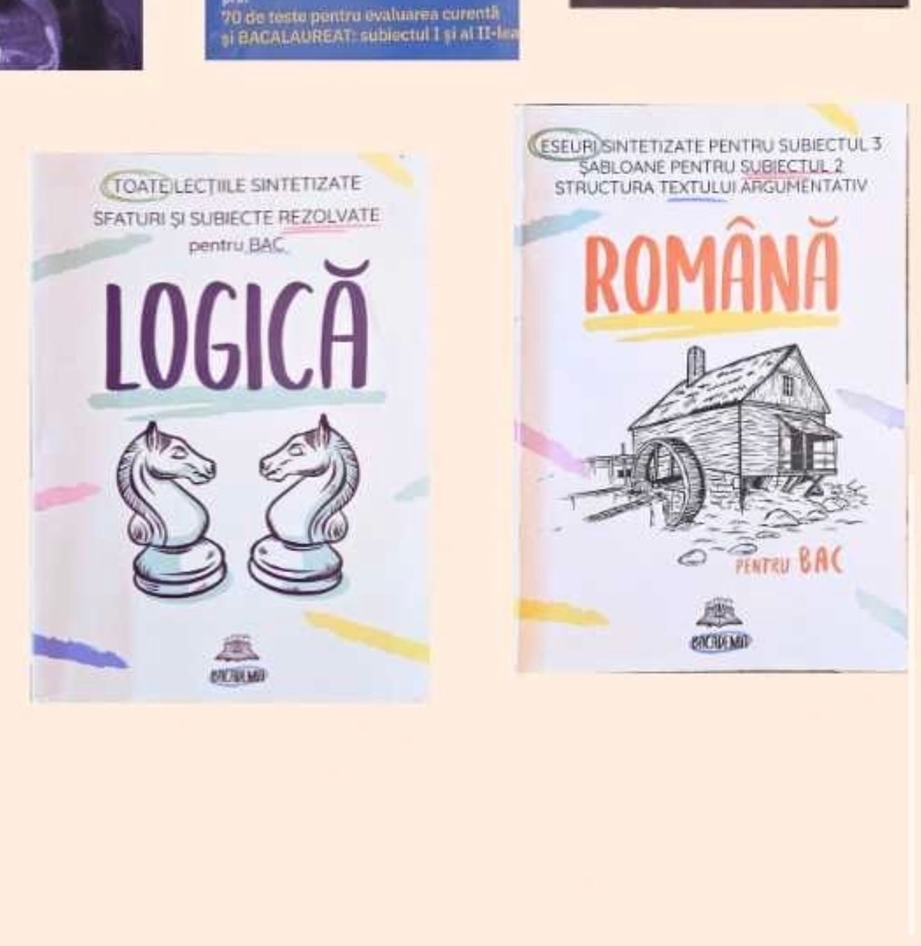 Customer photo review of Pachet Bacalaureat (Română + Istorie + Geografie) Bacademia