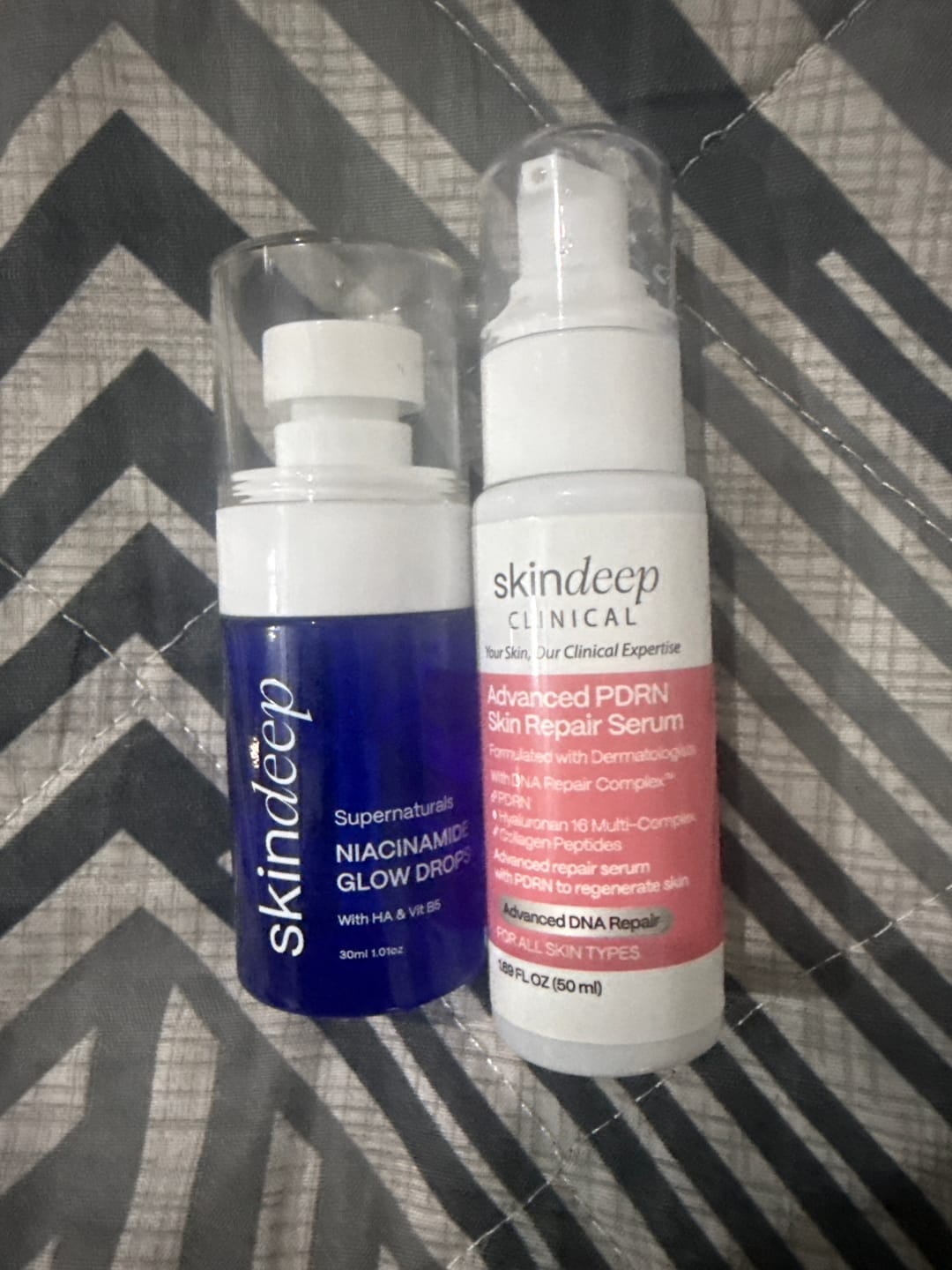 Customer photo review of Advanced PDRN Skin Repair Serum