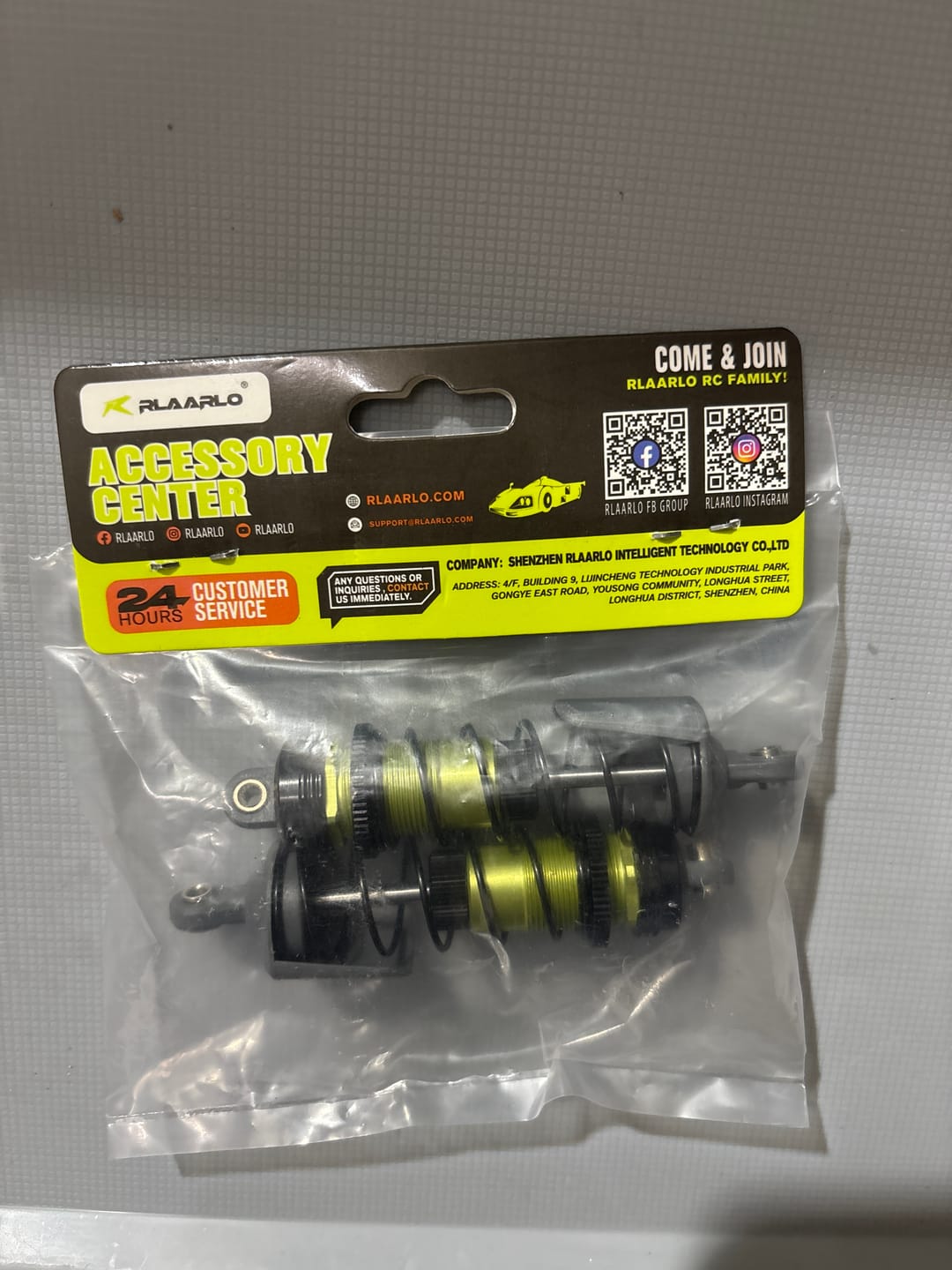 Customer photo review of Front Oil-filled Shock Absorber Set For SBK10 RC Buggy