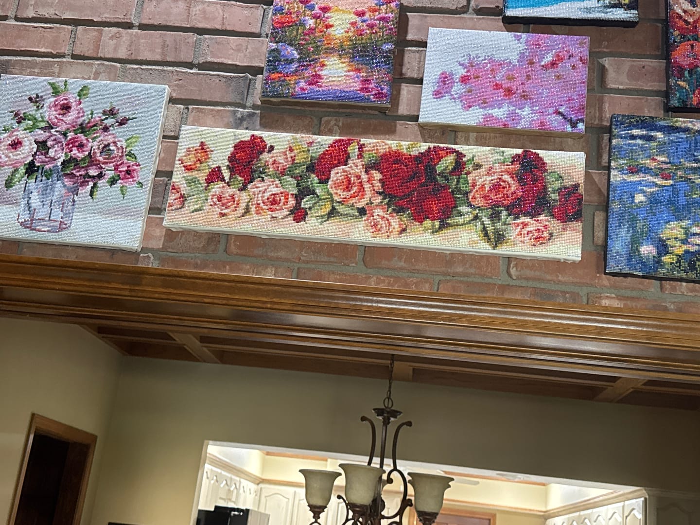 Customer photo review of Bed of Roses - Premium Diamond Painting Kit