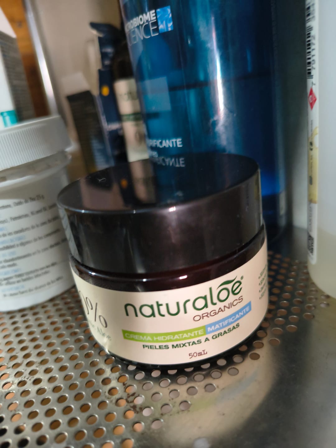 Customer photo review of Crema Hidratante Matificante Piel Mixta a Grasa 50ml