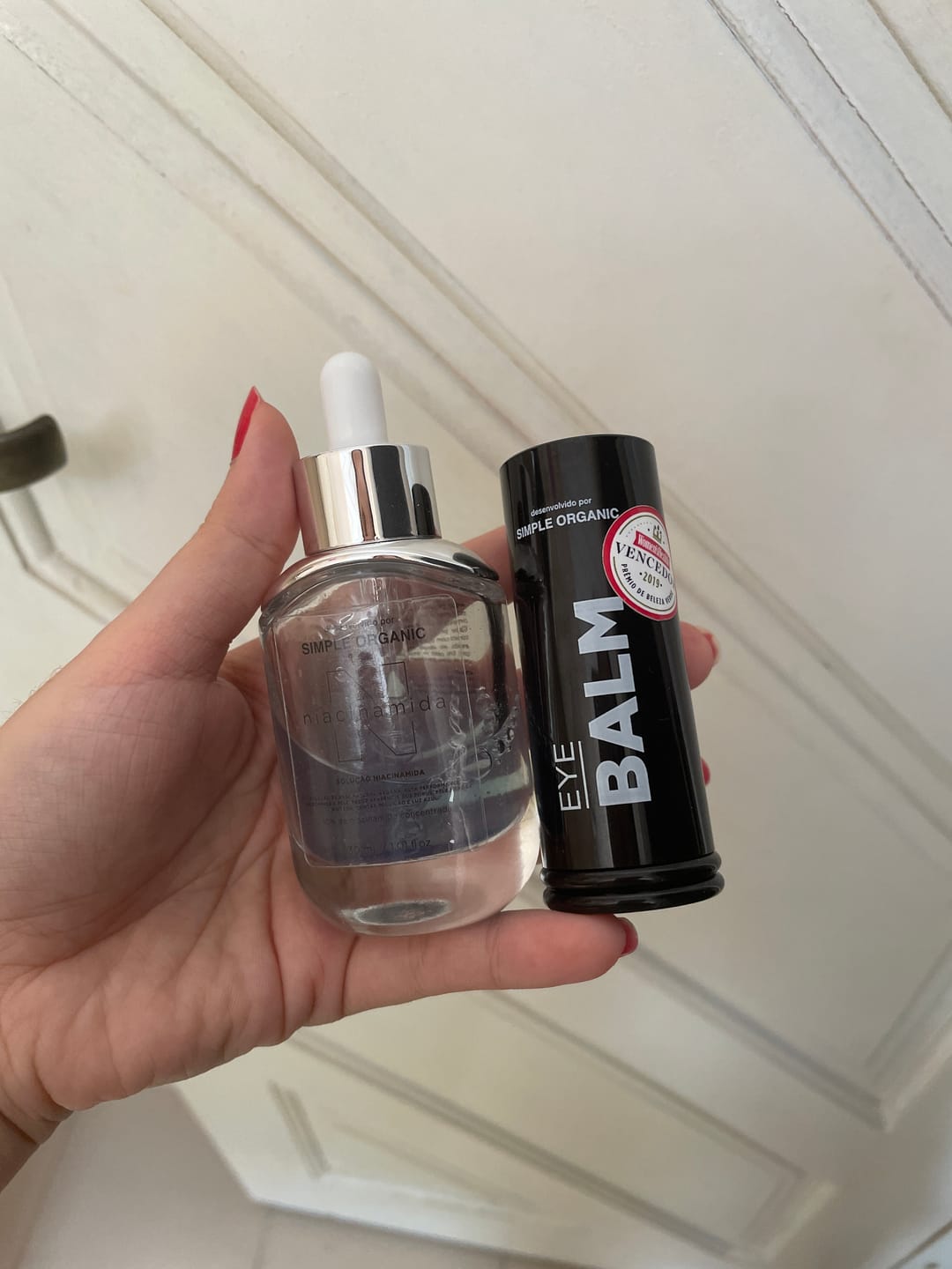 Customer photo review of Niacinamida + Balm de Olhos