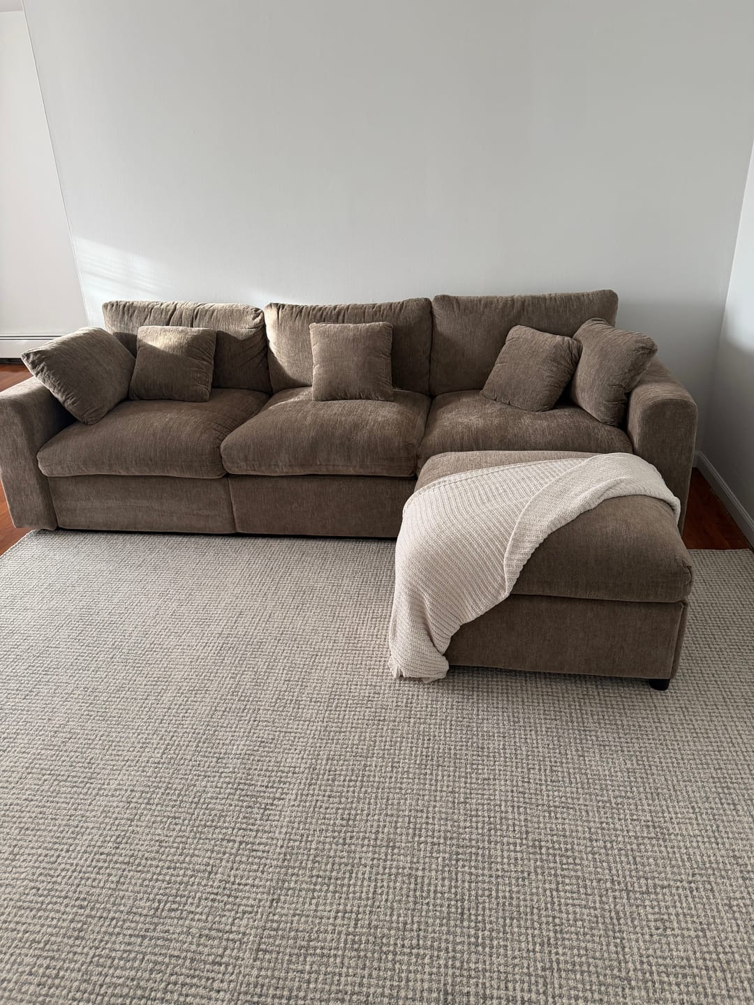 Customer photo review of Grand Cloud Modular Sectional Sofa