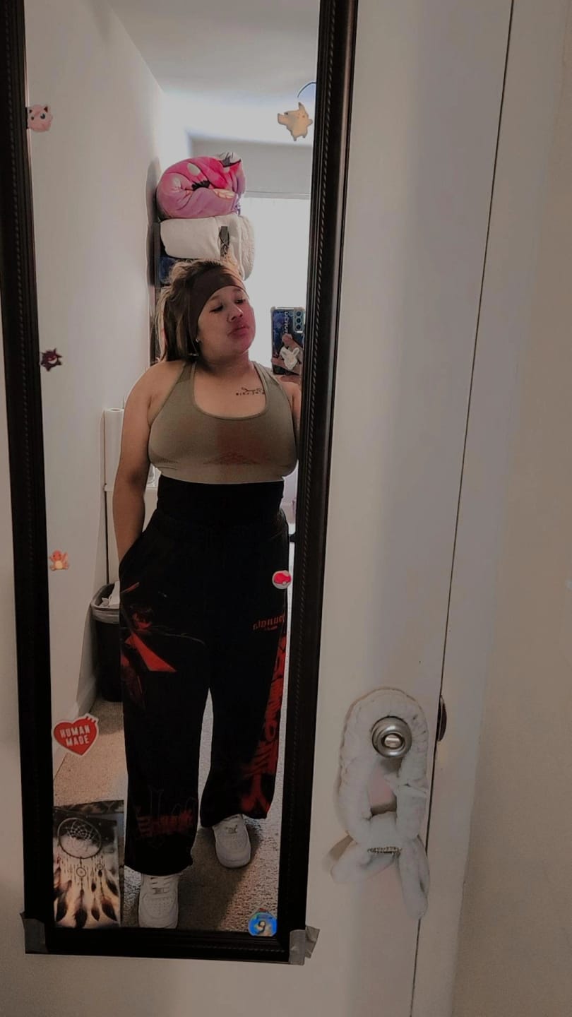 Customer photo review of 2128 - AOT©  x YLA Baggy Joggers
