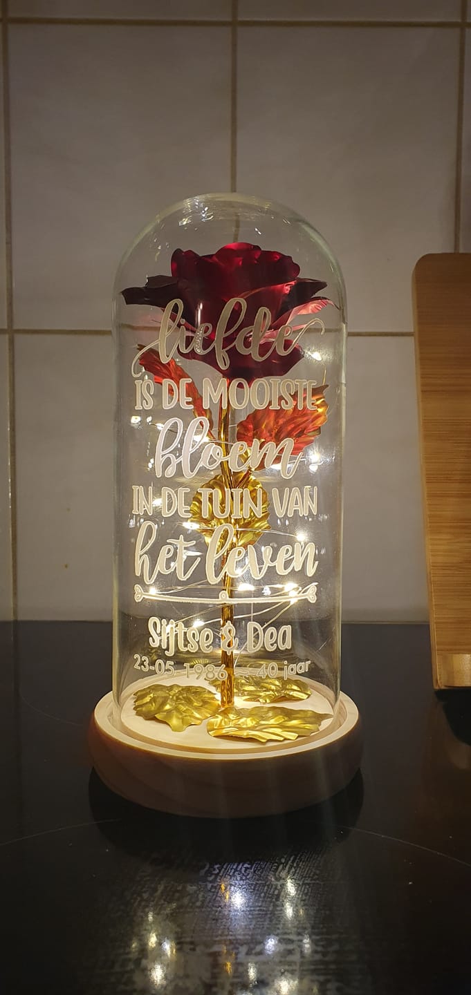 Customer photo review of Ik hou van je - Koppel-Gouden Roos