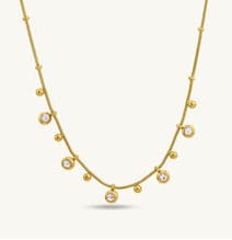 Customer photo review of Shimmering Diamond Chain Necklace
