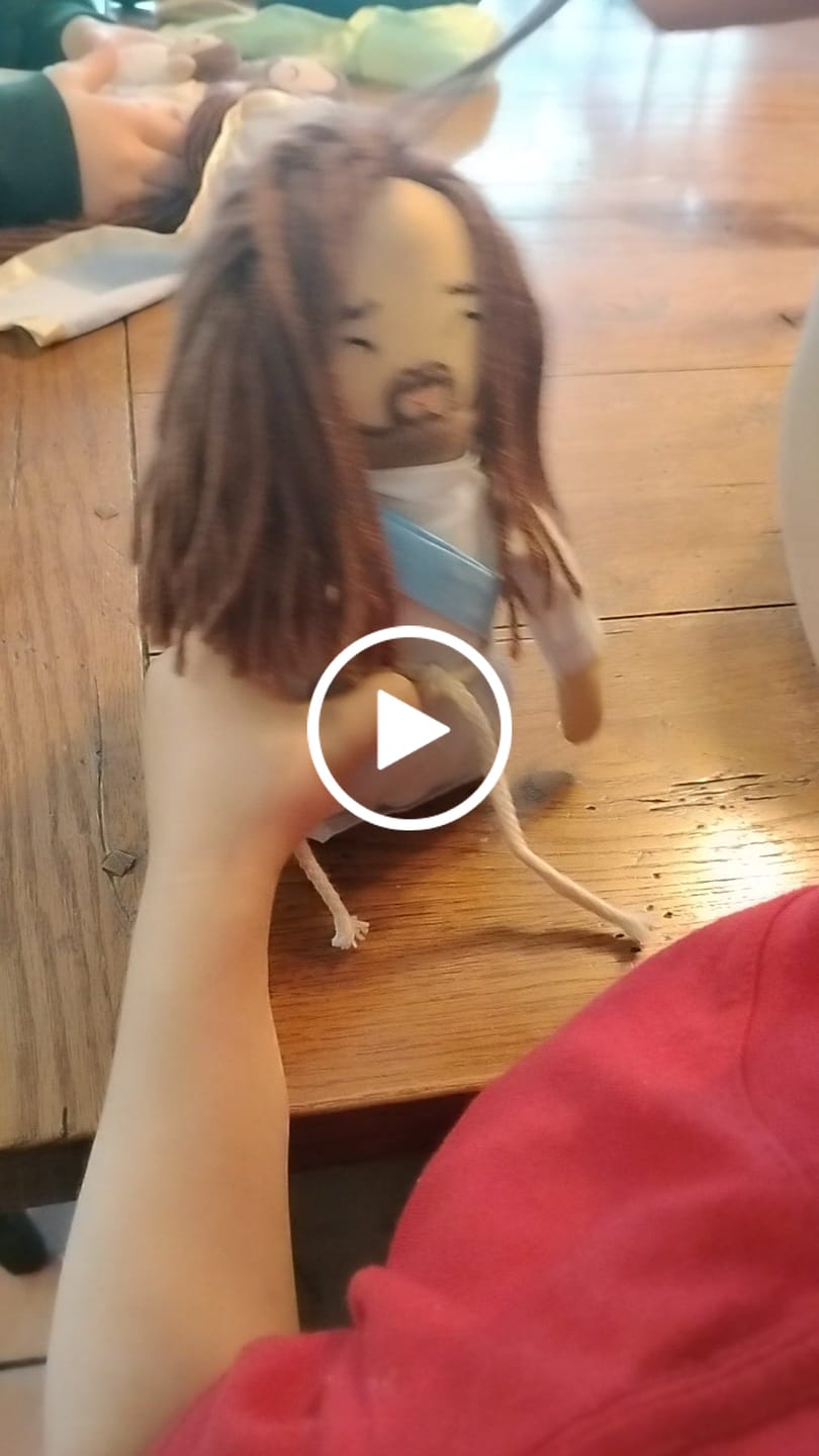 Customer video review of Jesus Rag Doll