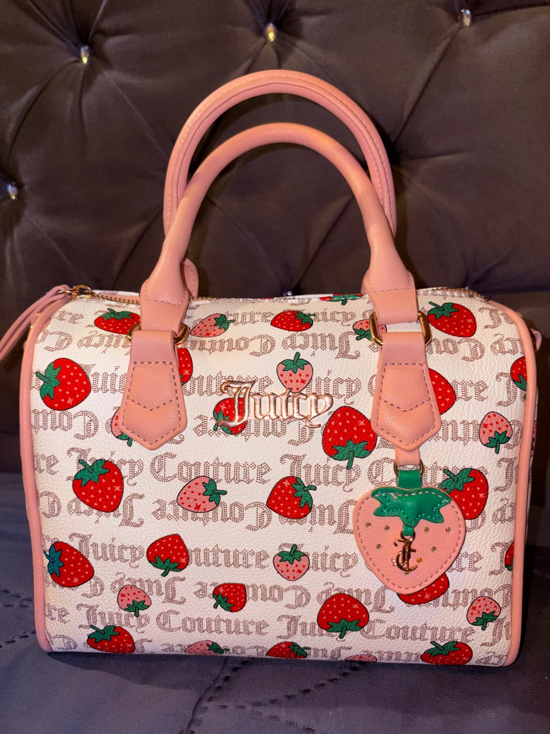 Customer photo review of JUICY COUTURE STRAWBERRY BAG