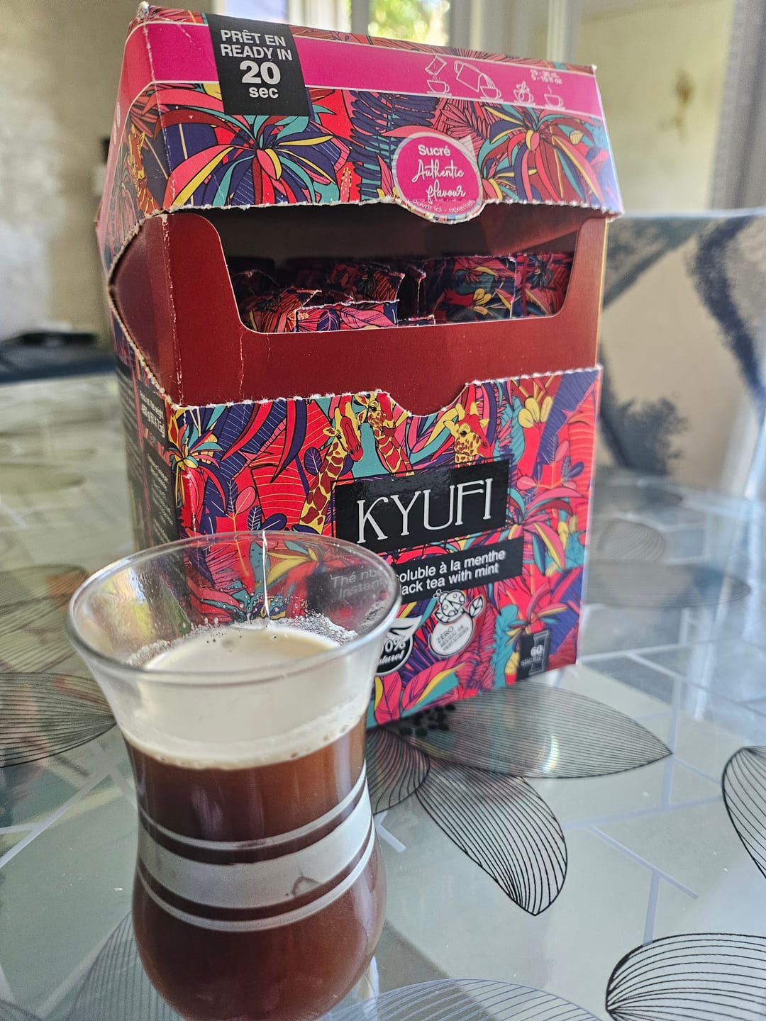 Customer photo review of Thé Noir Instantané À La Menthe - Recette Authentique