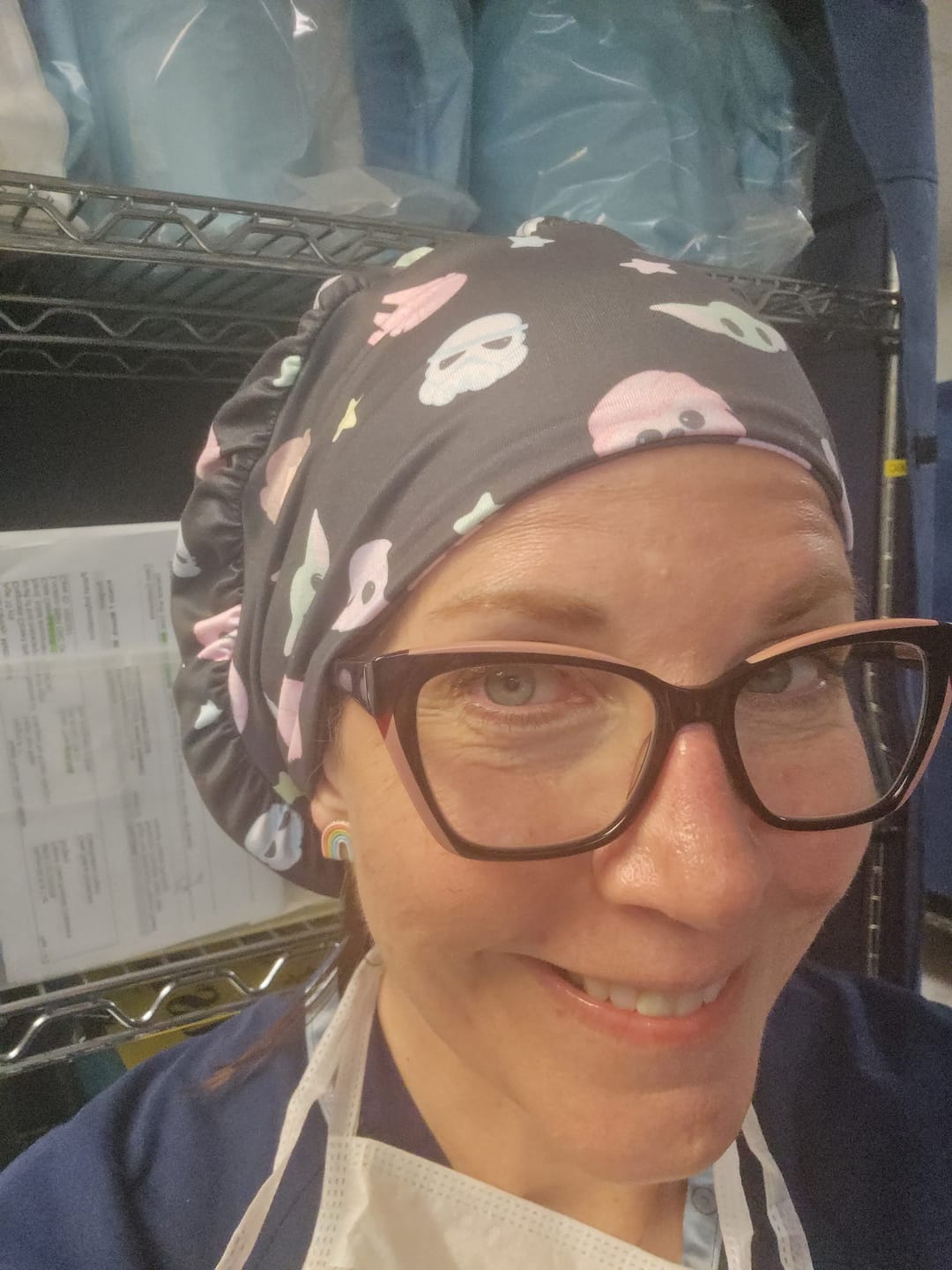 Customer photo review of DuoStyle Scrub Hat - May The Fourth