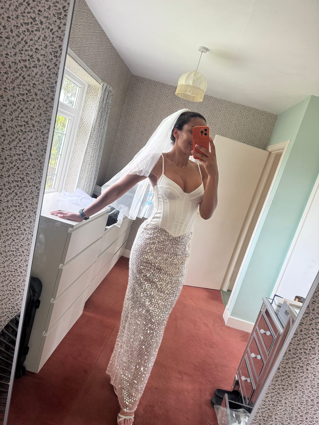Customer photo review of CRYSTAL QUARTZ MAXI SKIRT
