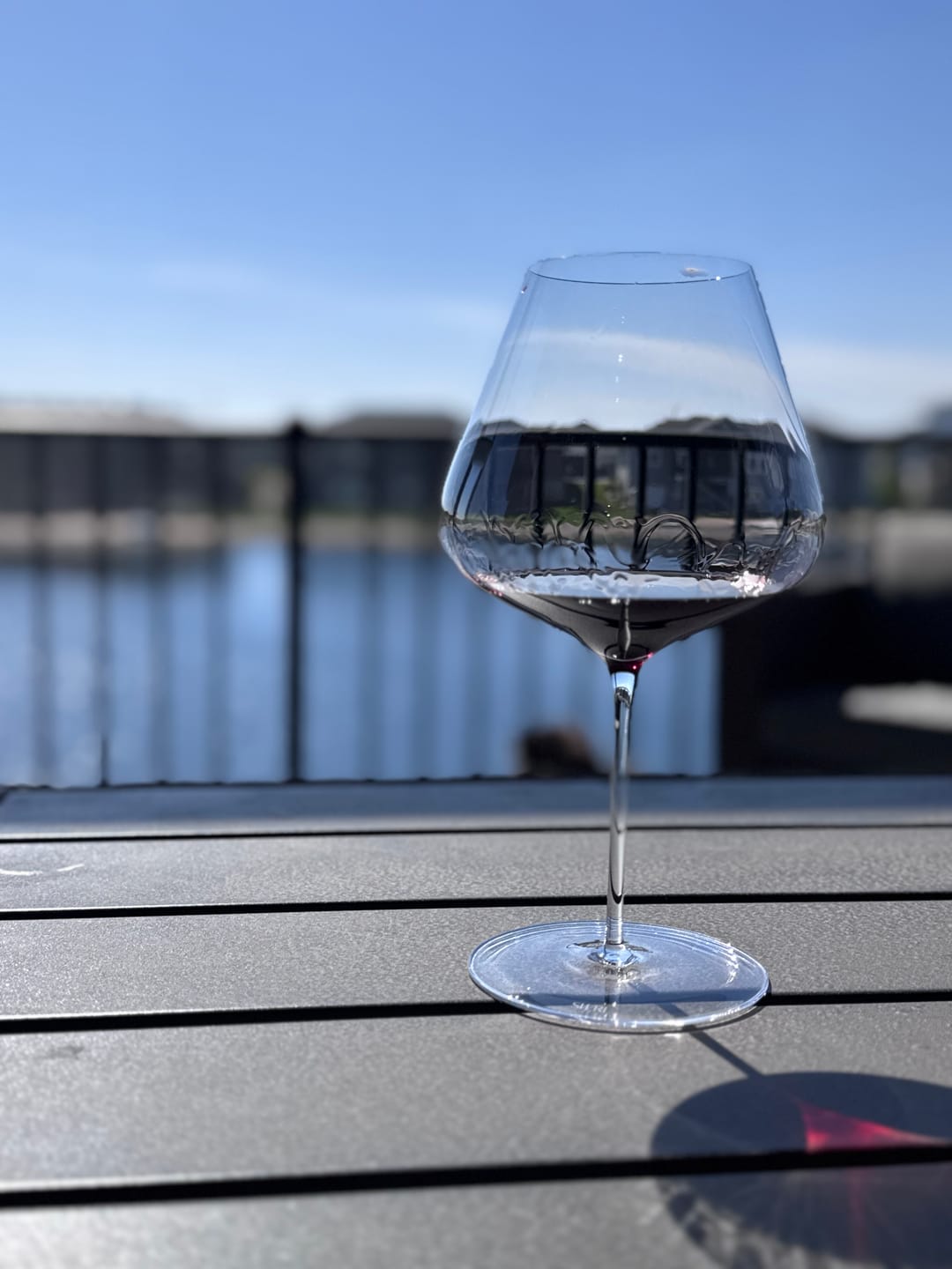 Customer photo review of Burgundy Glass