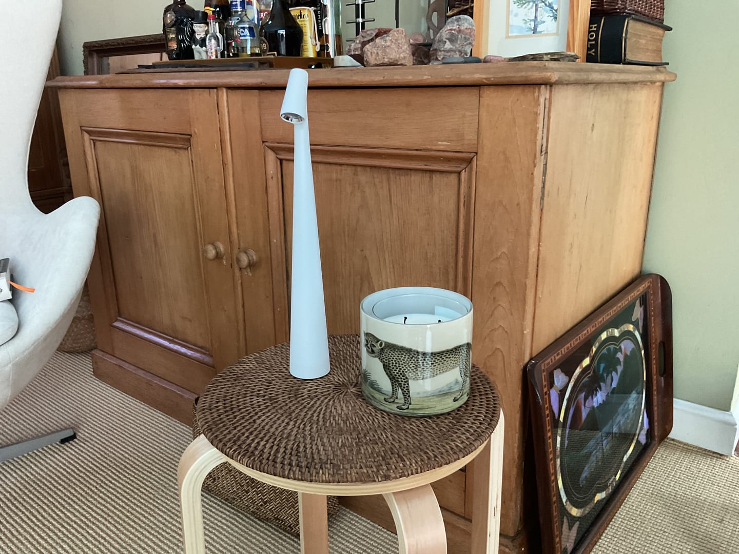 Customer photo review of Kalem™ Sculpting Table Lamp