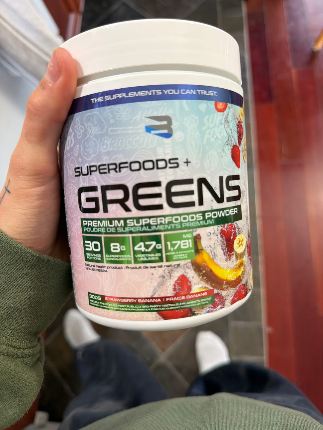 Customer photo review of Superfoods + Greens