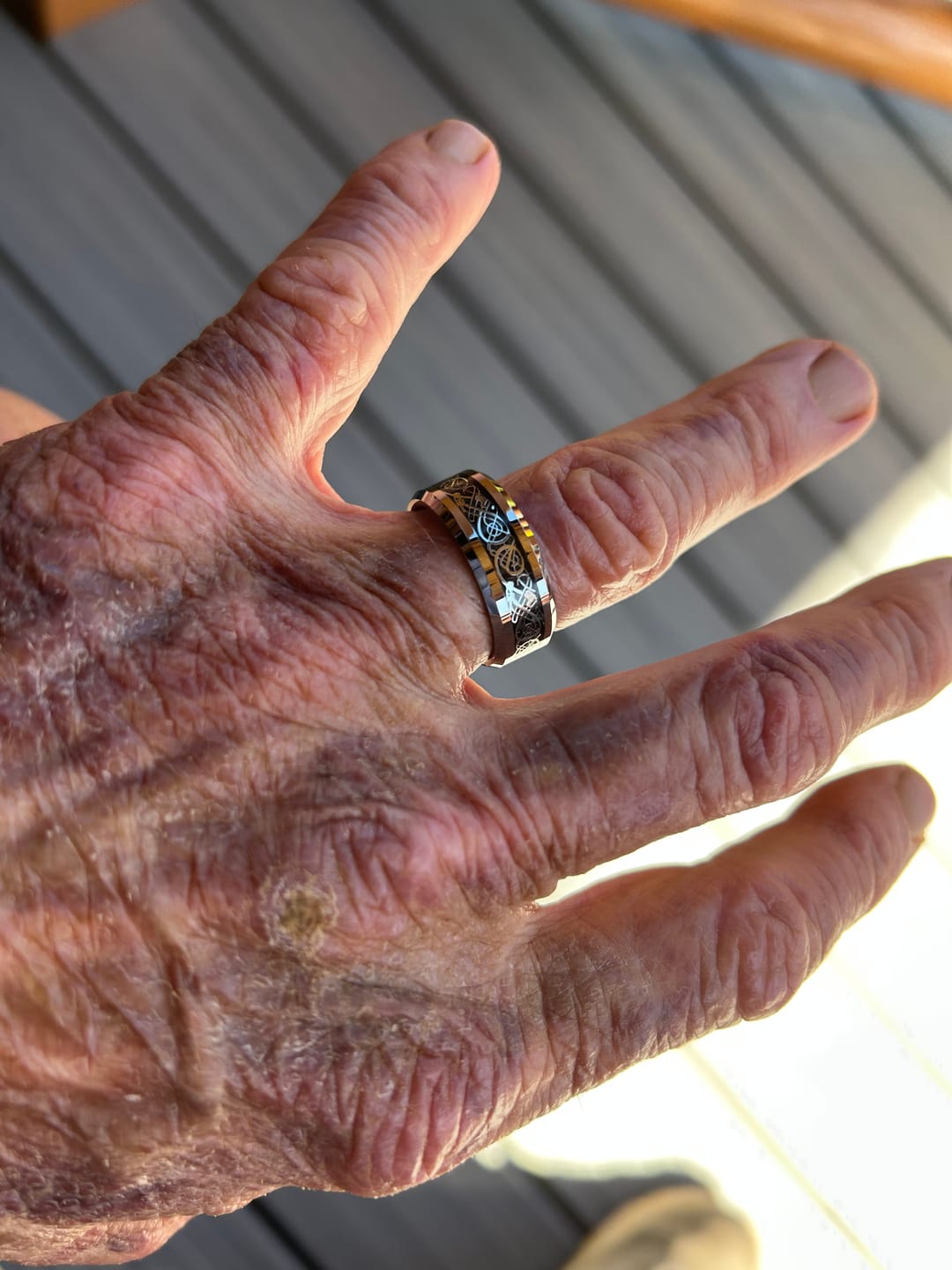 Customer photo review of Celtic Dream - Silver & Black