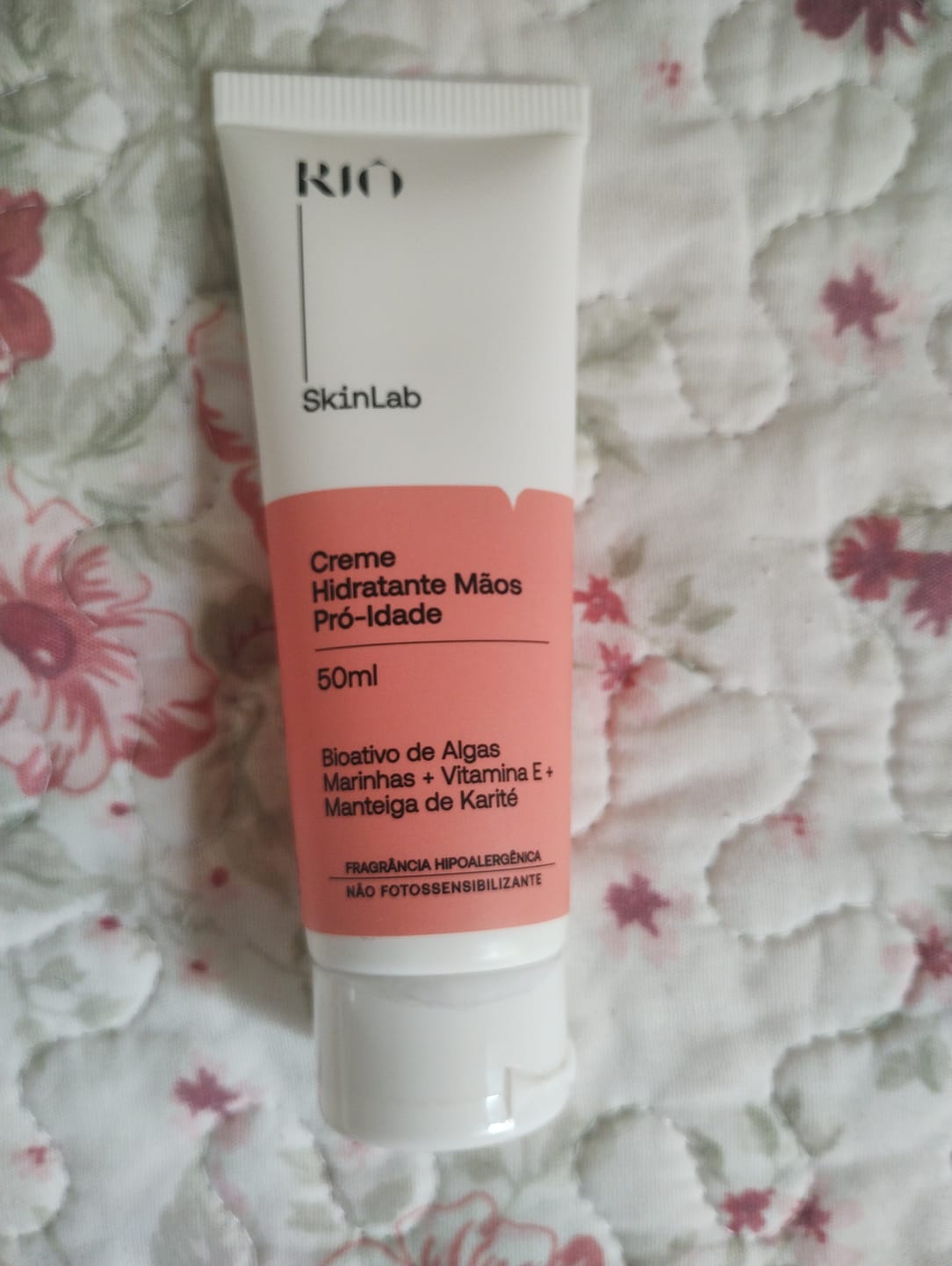 Customer photo review of Creme Hidratante Mãos Pró-Idade