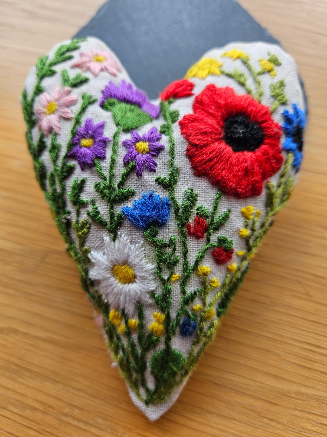 Customer photo review of Rubbyoo Heart Embroidery Kit - Charming Garden | Diy Colourful Handicraft | Perfect Gift For Flower Lover