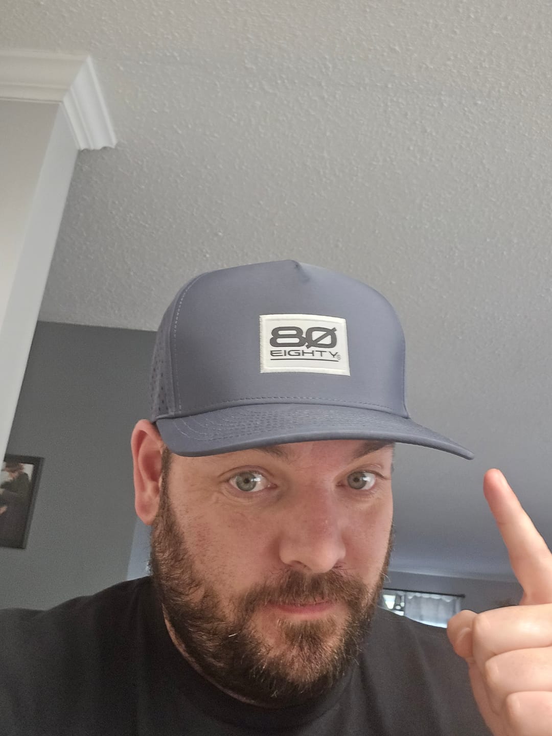 Customer photo review of 80Eighty® Navy Hat