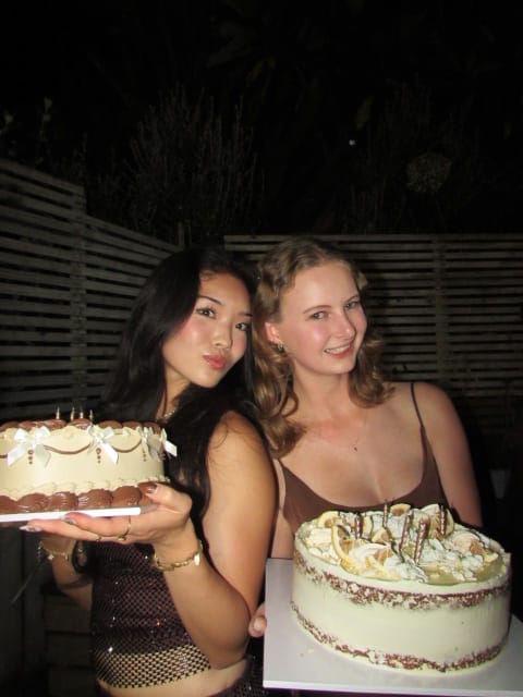 Customer photo review of lemon meringue cake