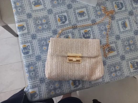 Customer photo review of Sac à Bandoulière Femme Tissé Main Style Old Money Élégant - Sac Manon