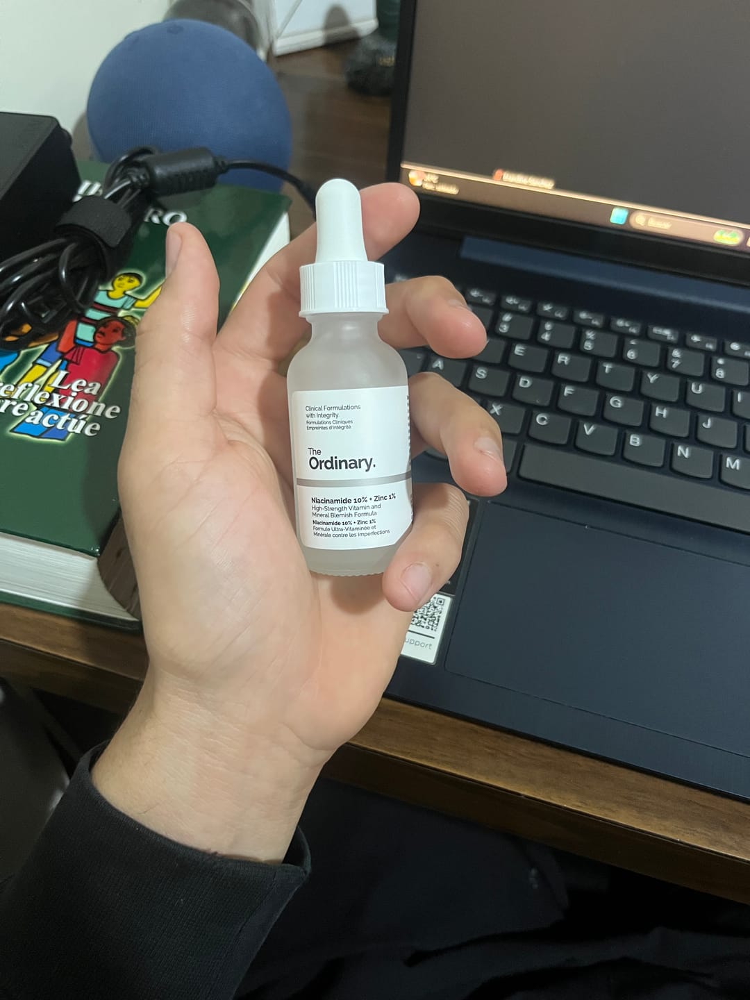 Customer photo review of Niacinamide 10% + Zinc 1% Oil Control Serum