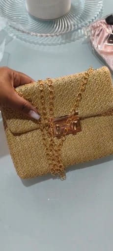Customer photo review of Sac à Bandoulière Femme Tissé Main Style Old Money Élégant - Sac Manon