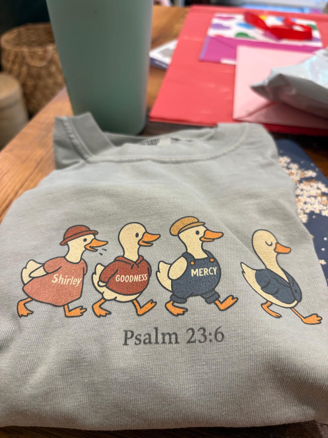 Customer photo review of The Chase T-shirt