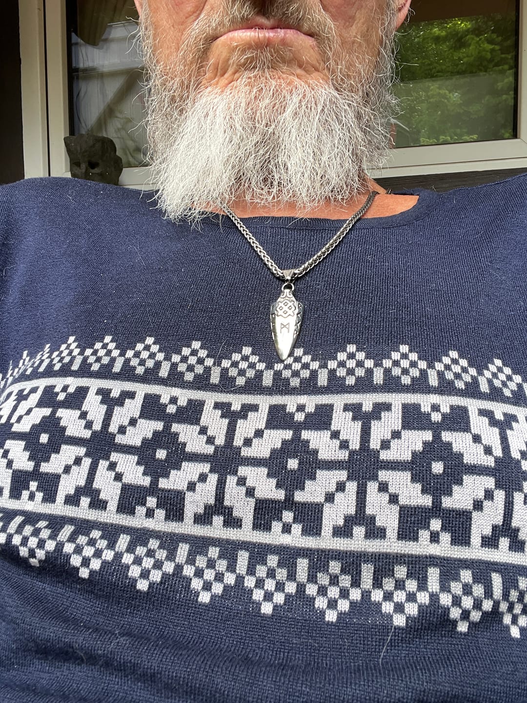 Customer photo review of Gungnir Necklace