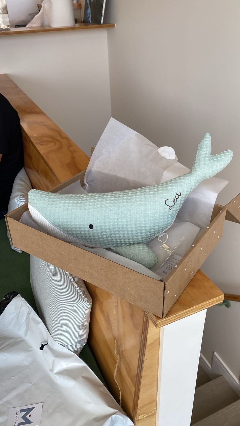 Customer photo review of La ballena Susi Personalizada