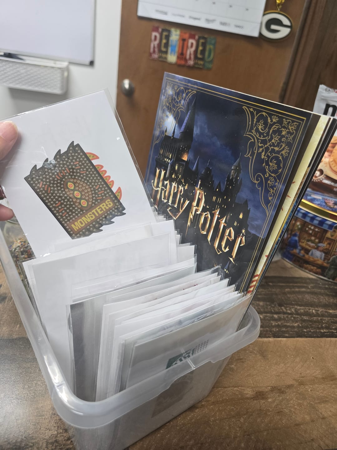 Customer photo review of Harry Potter Crystal Art Sticker Album - Starter Pack