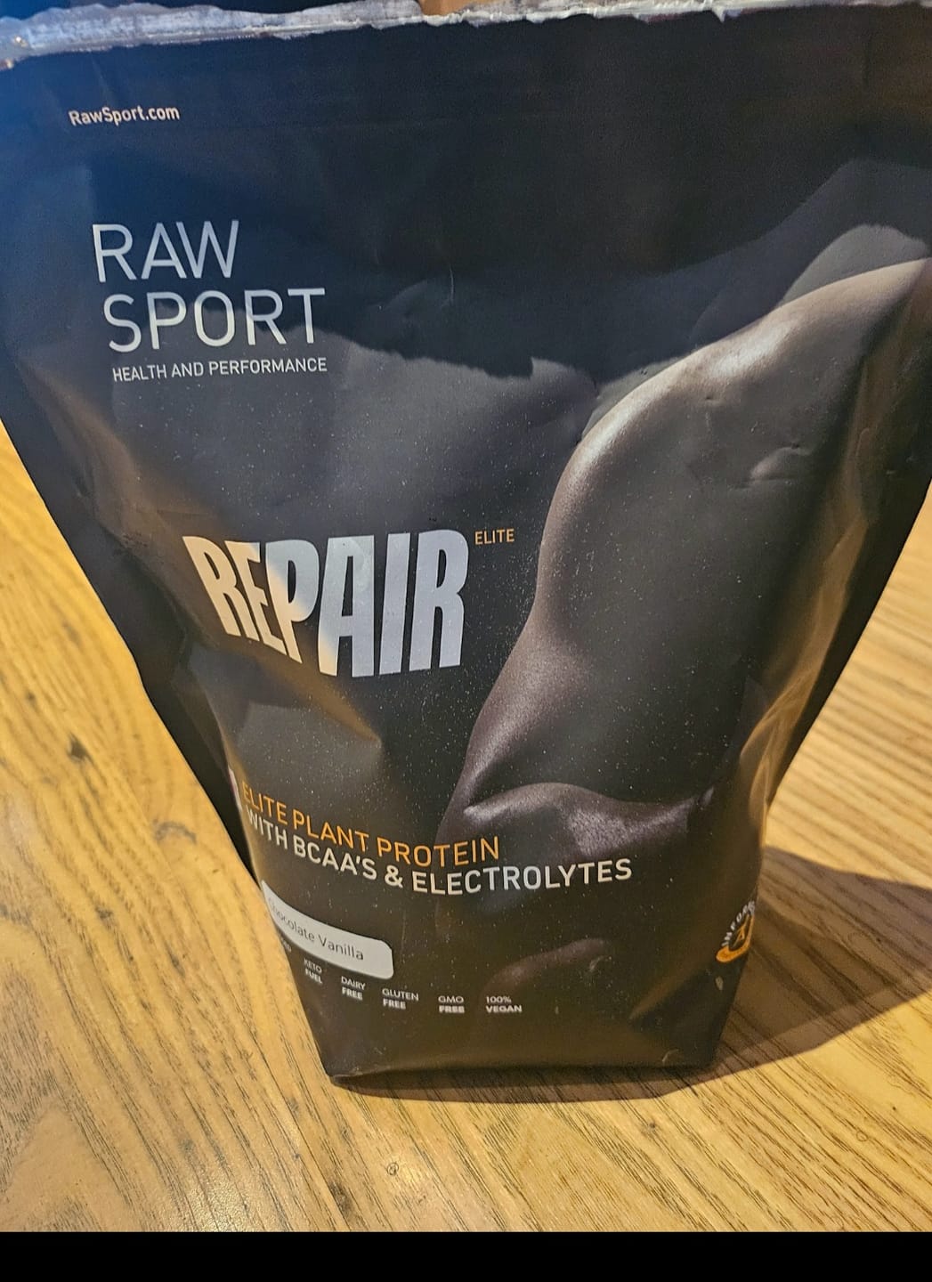 Customer photo review of Elite Repair Protein Powder